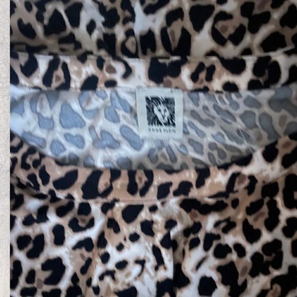 Anne Klein | NWT Women’s Long Length Animal Print Tunic Size XL - Picture 7 of 8